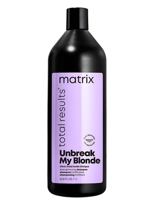 MATRIX Шампунь укрепляющий без сульфатов с лимонной кислотой для осветленных волос​ Total Results Unbreak My Blonde​ , 1000 мл