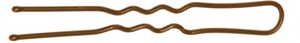 Dewal Шпильки 45 мм волна, коричневые (200 гр.) DEWAL SLT45V-3/200