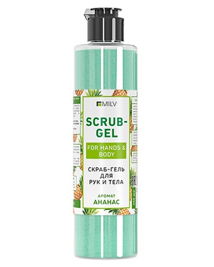 MILV Скраб-гель для рук и тела "АНАНАС". 250 мл MILV 18968