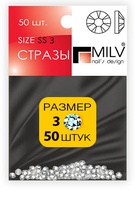 MILV Слайдер дизайн стразы MILV №3 (50шт.)