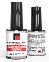 MILV Восстанавливающее  базовое укрепляющее  покрытие SOS Damaged Nails 10 мл. MILV 12128