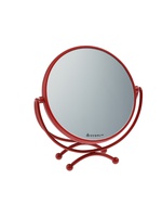 Dewal Зеркало DEWAL , в красной оправе, пластик/металл, 18,5 х 19 см, MR-320red
