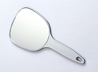 Dewal Зеркало косметическое серебристое с ручкой  DEWAL MR-9M17