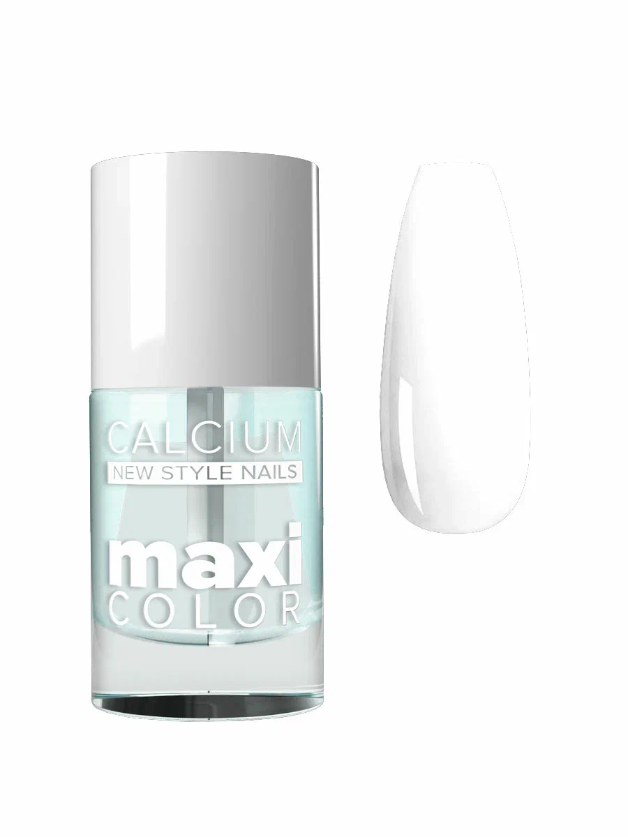 01 Лак для ногтей с кальцием MAXI COLOR 11 мл