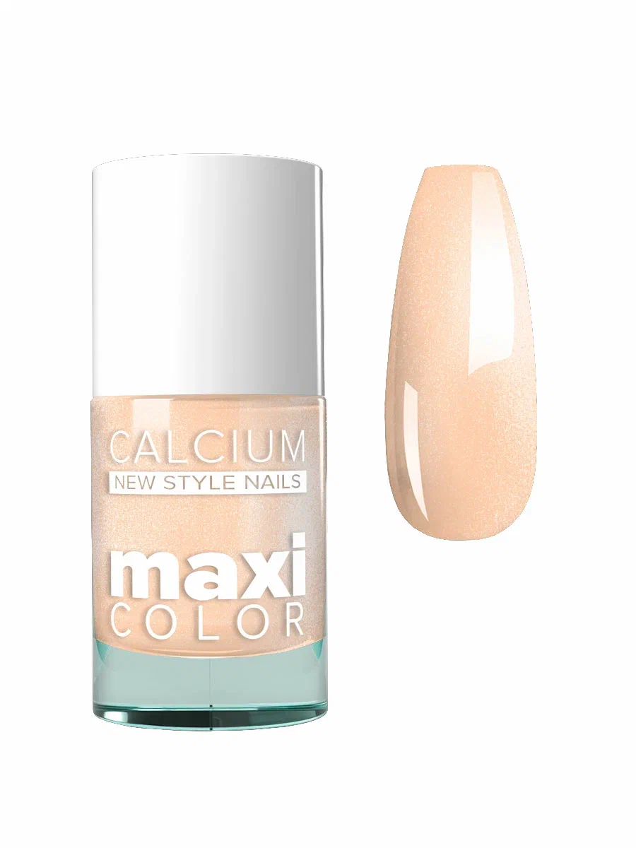 02 Лак для ногтей с кальцием MAXI COLOR 11 мл