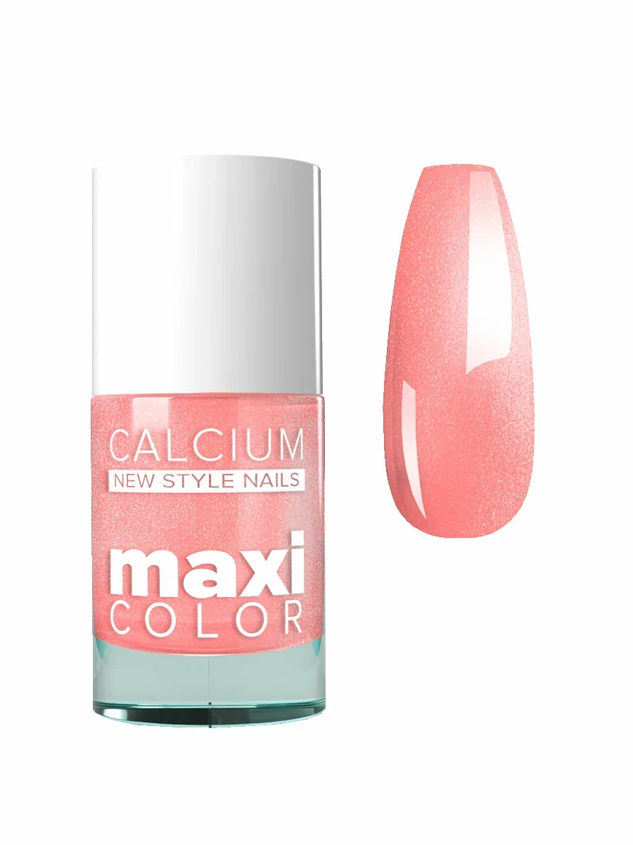 10 Лак для ногтей с кальцием MAXI COLOR 11 мл