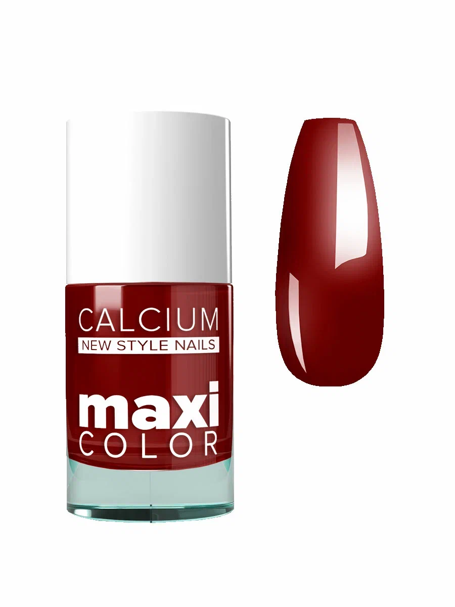 12 Лак для ногтей с кальцием MAXI COLOR 11 мл