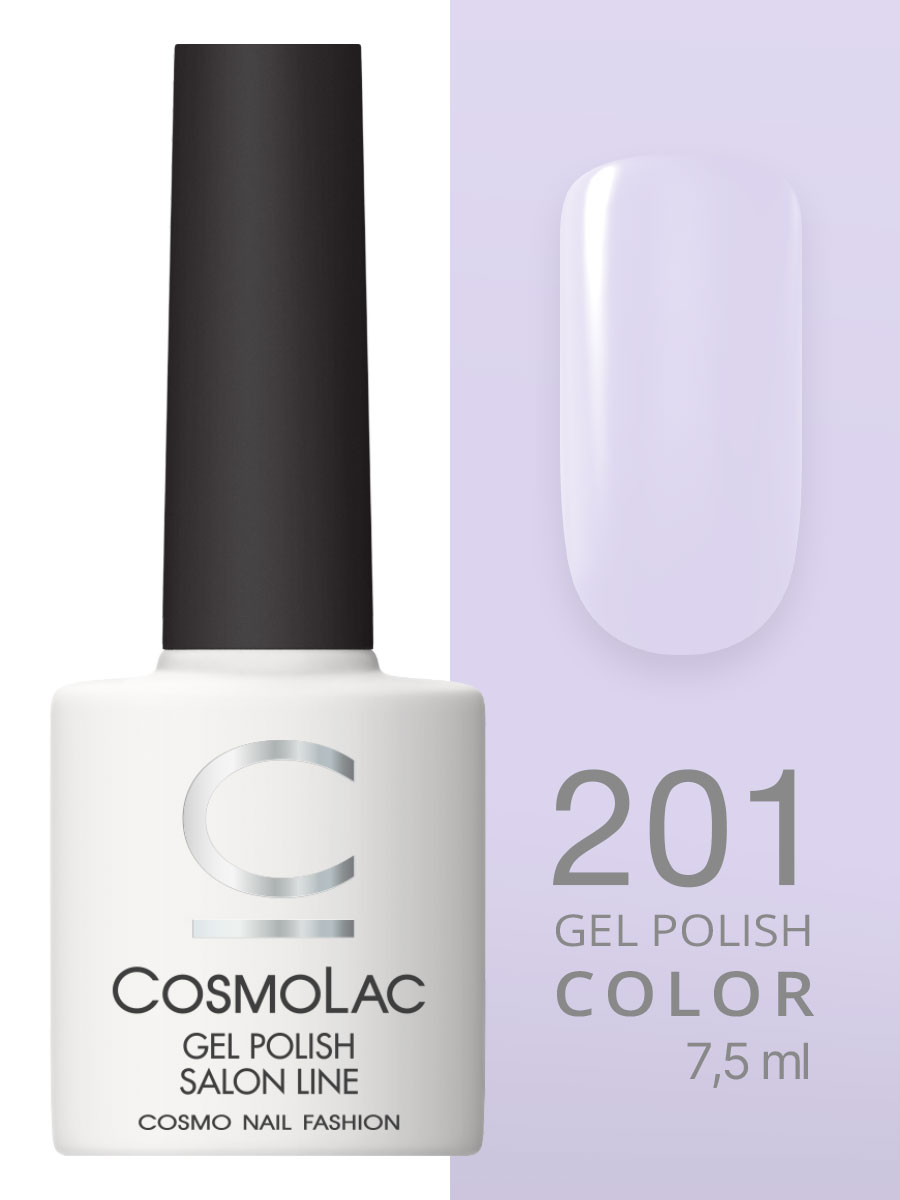 201 Cosmolac Гель-лак/Gel polish Ягодный смузи 7,5 мл