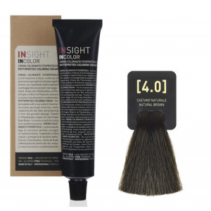 4.0 Коричневый натуральный Крем-краска для волос  (100 мл) INCOLOR