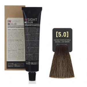 5.0 Светло-коричневый натуральный Крем-краска для волос  (100 мл) INCOLOR