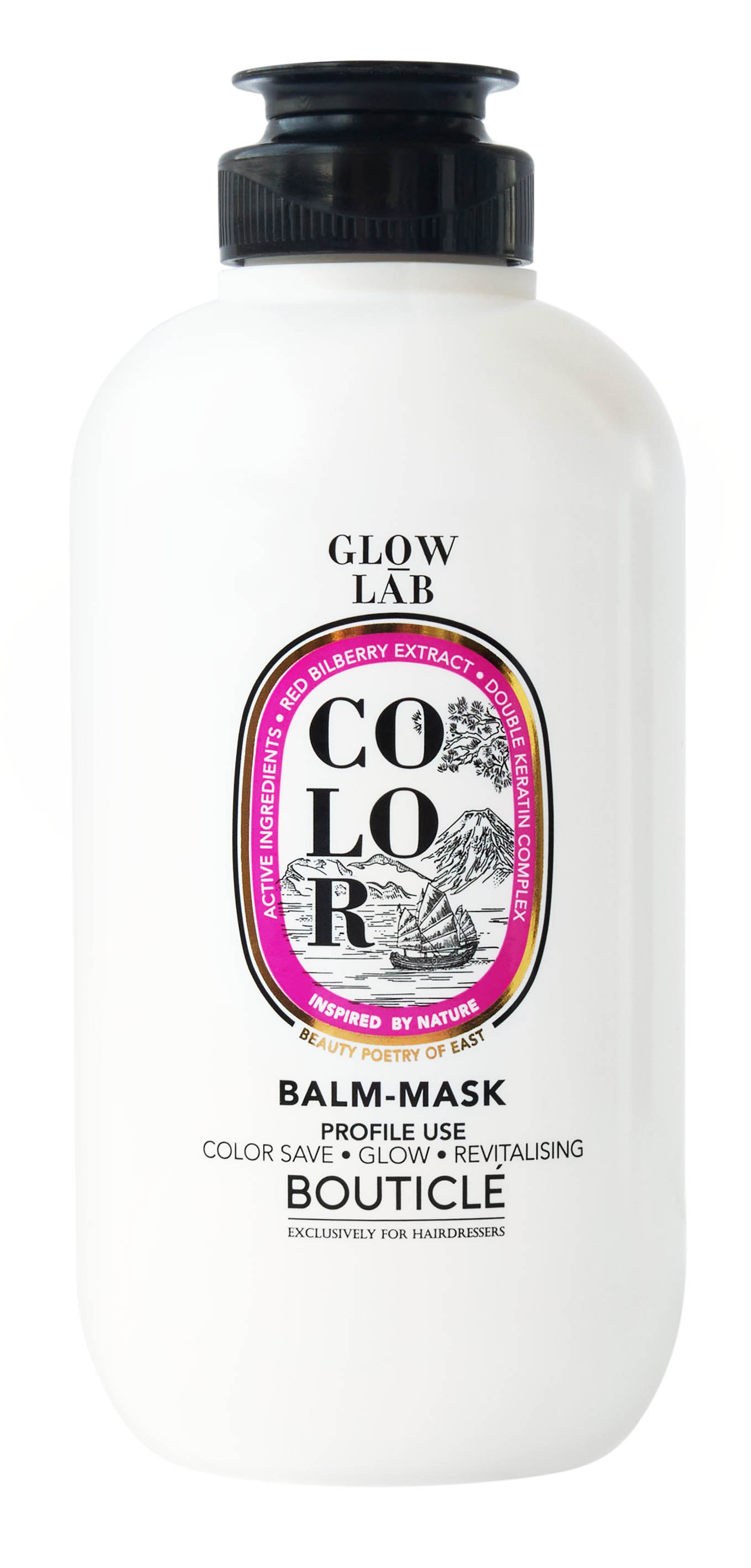 Бальзам-маска для окрашенных волос с экстрактом брусники - COLOR BALM-MASK  250 мл BOUTICLE