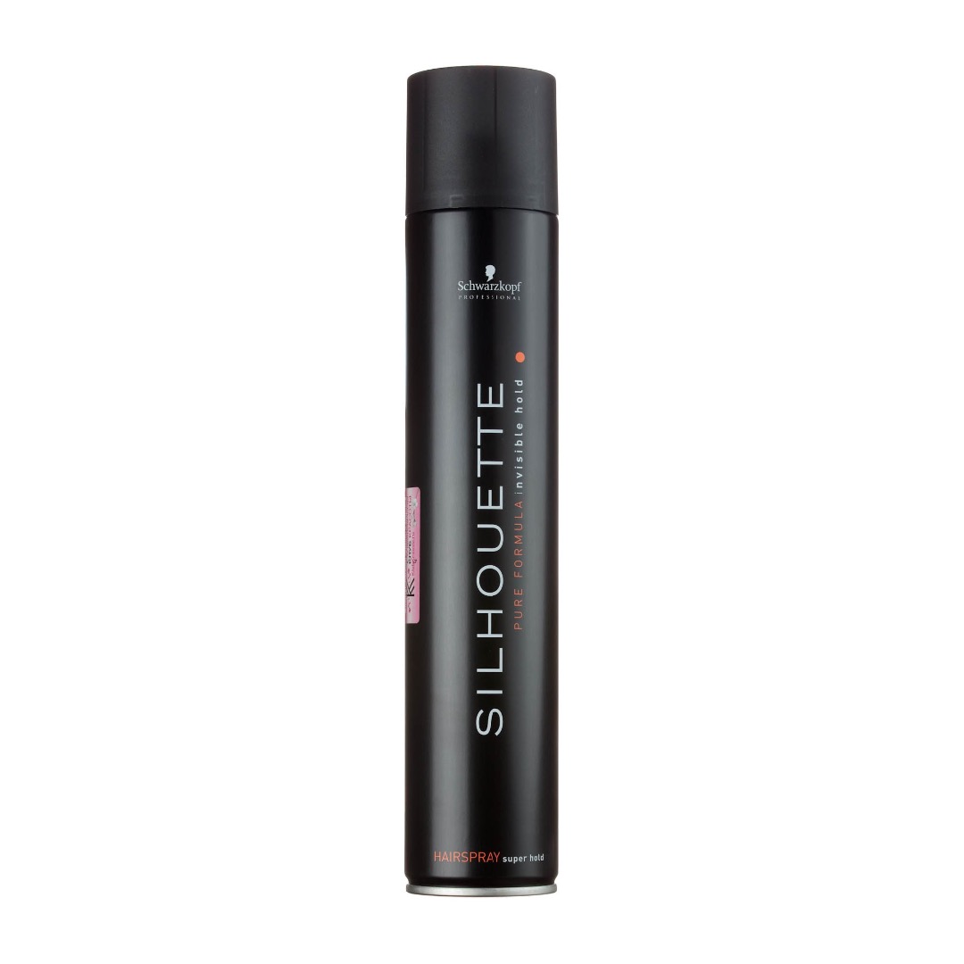 Безупречный лак для волос ультрасильной фиксации Schwarzkopf Silhouette Pure Hairspray Super Hold, 500 мл