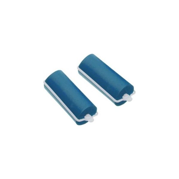 Бигуди DEWAL BEAUTY резиновые, синие  16х70мм .(10шт/уп.)