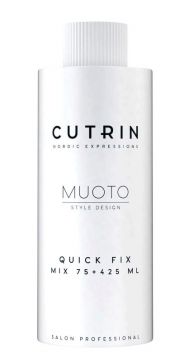 Cutrin Muoto Perm QUICK FIX нейтрализатор для нормальных или трудно поддающихся завивке волос 75мл
