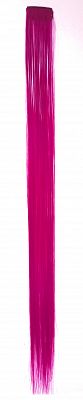 Декоративная прядь синтетическая К24-1 (темно-розовый) Hairshop