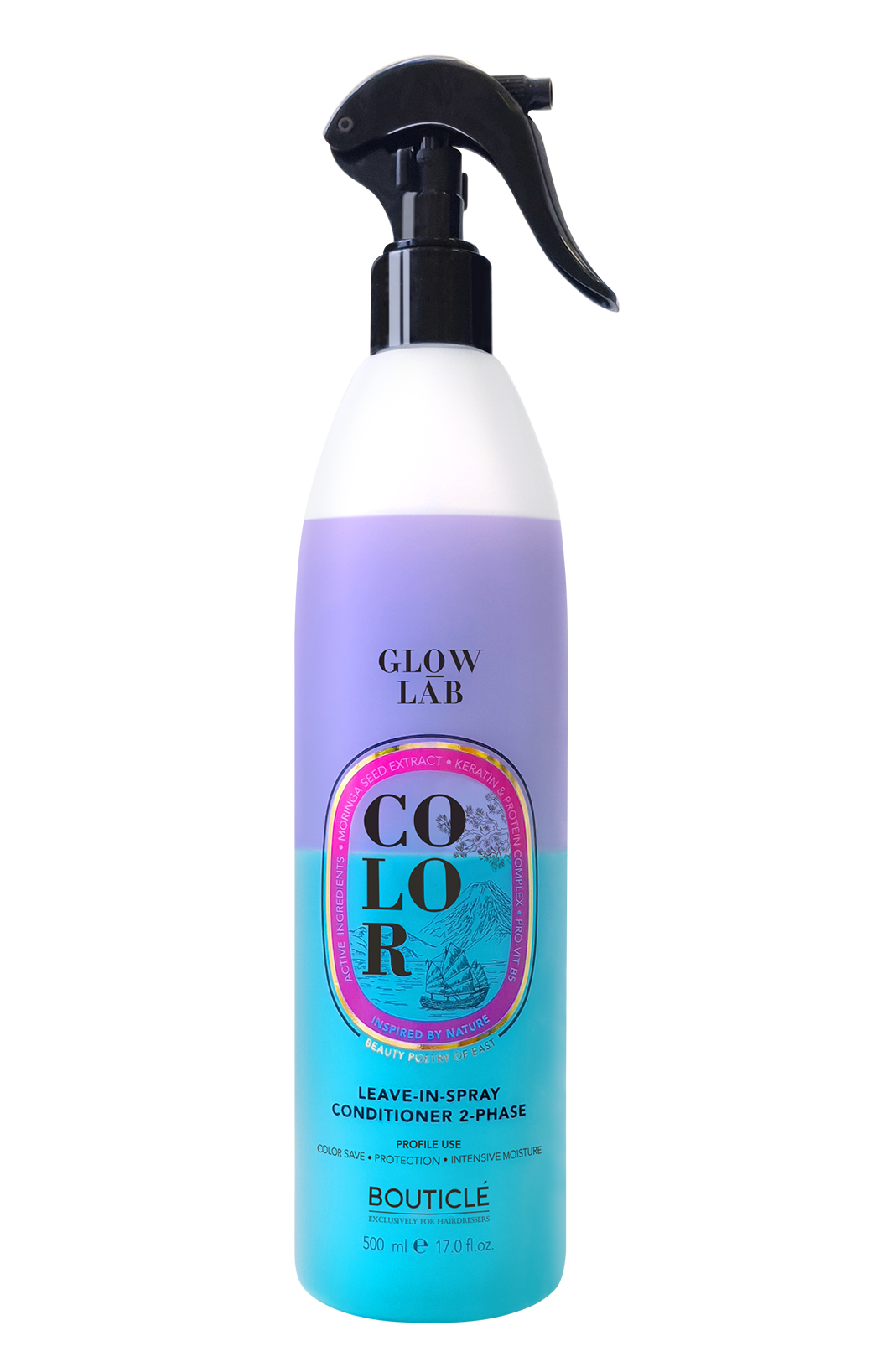 Двухфазный колор спрей-кондиционер для окрашенных волос - COLOR LEAVE-IN-SPRAY 500 мл BOUTICLE