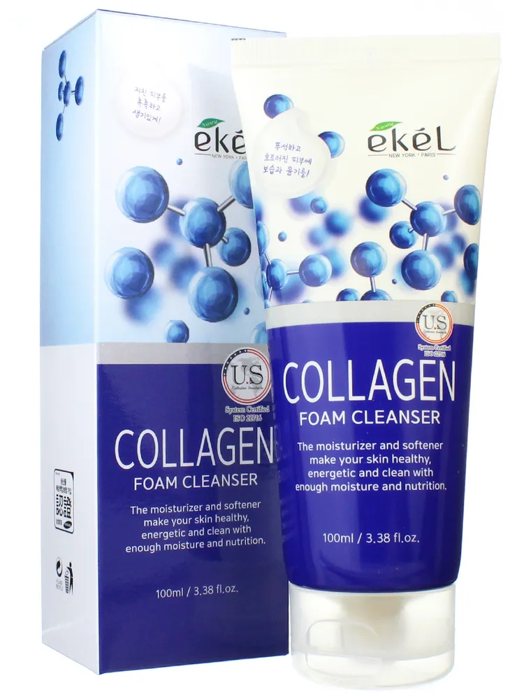 EKEL Foam Cleanser Collagen Пенка для умывания с коллагеном 100мл