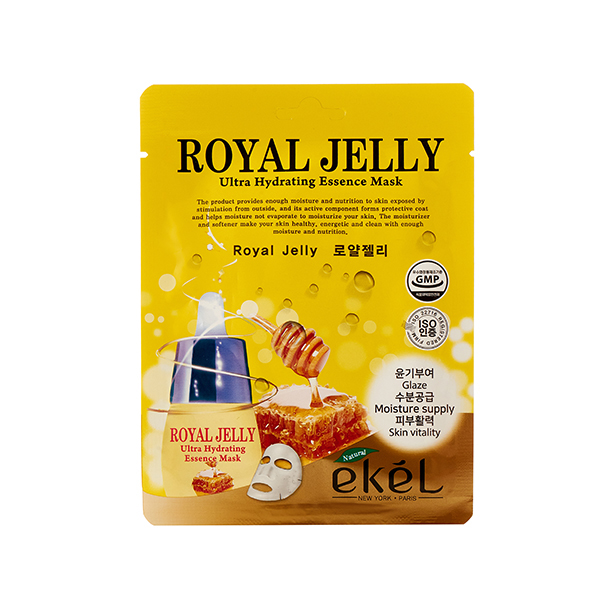 EKEL Royal Jelly Ultra Hydrating Essence Mask Тканевая маска для лица с экстрактом маточного молока 25мл