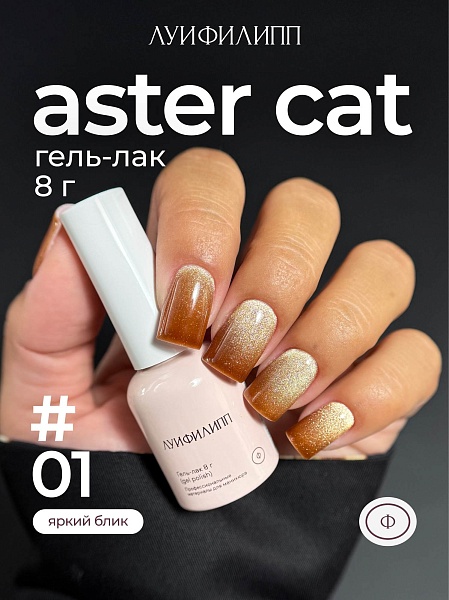 Гель-лак Aster cat 01 8g Луи Филипп