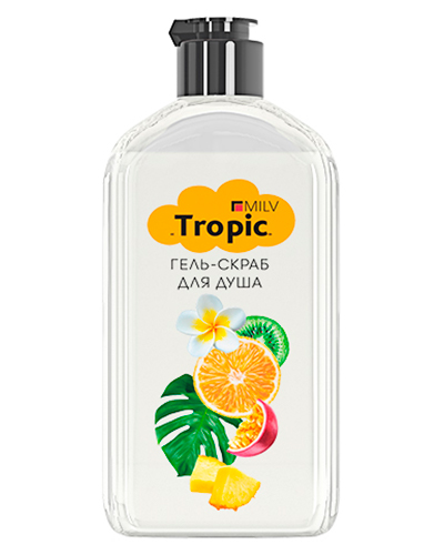 Гель-скраб для душа "TROPIC". 340 мл MILV 18947