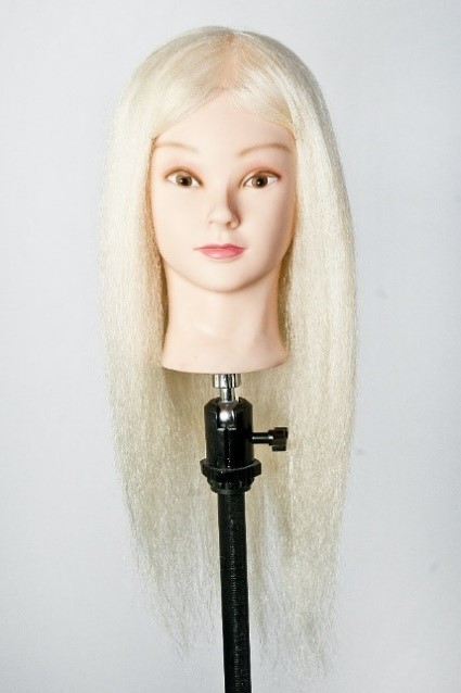 Голова-манекен Melon Pro + штатив, 60 см. блонд. WR003