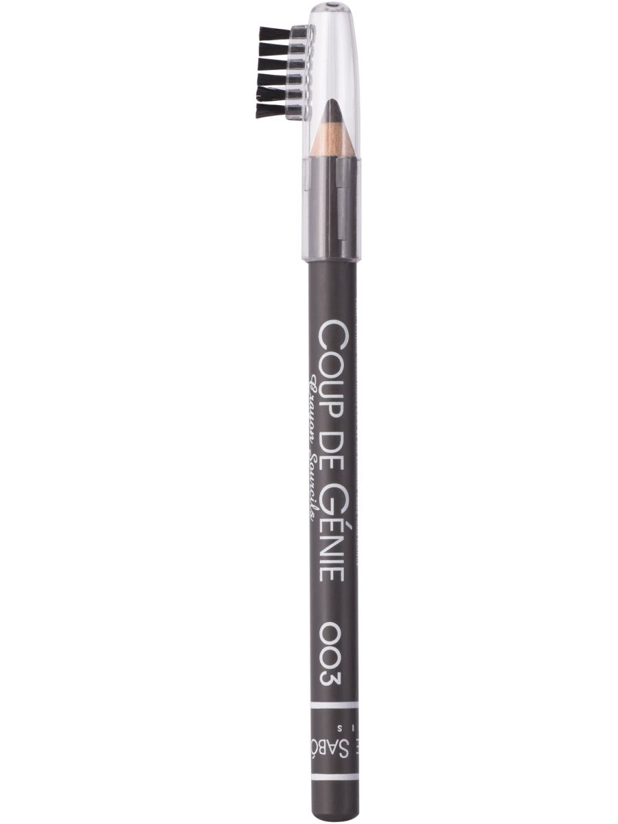 Карандаш для бровей со щеточкой COUP DE GÉNIE Eyebrow pencil тон тон 003 (темно-серый) 1,4 г Vivienne Sabo