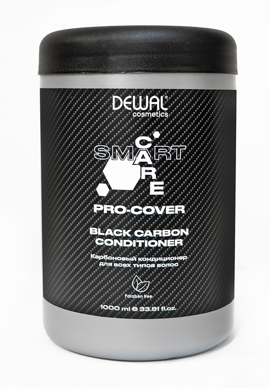 Карбоновый кондиционер для всех типов волос SMART CARE PRO-COVER Black Carbon, 1000 мл DC