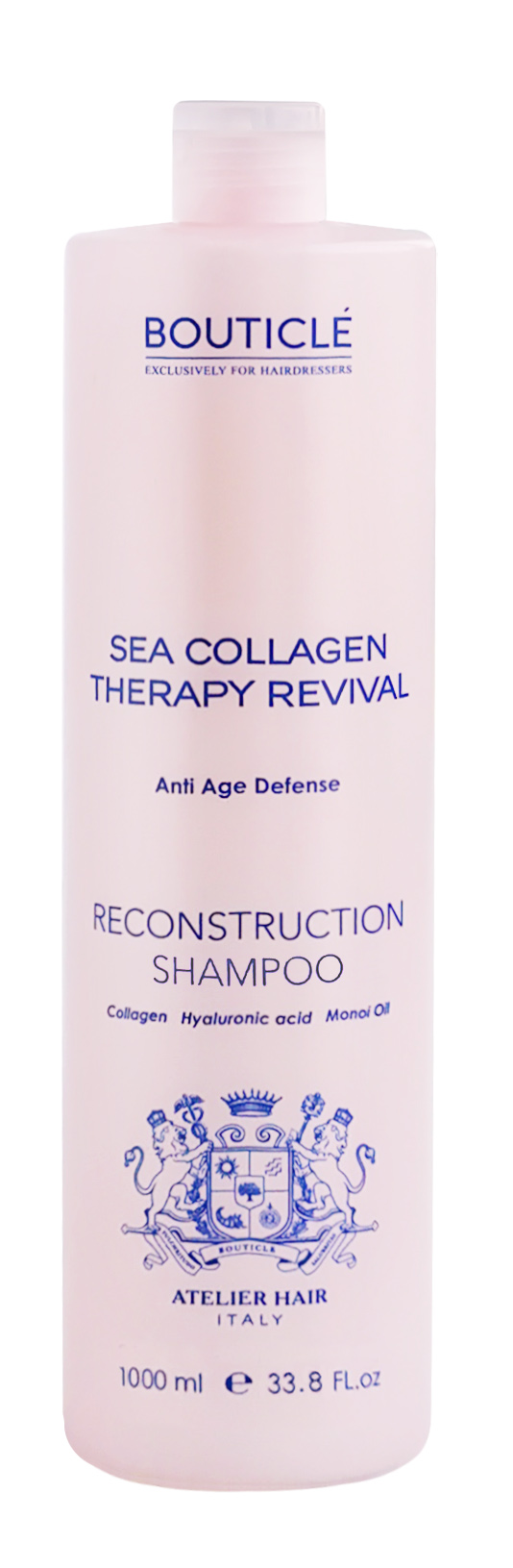 Коллагеновый восстанавливающий шампунь – “Bouticle Reconstruction Shampoo”  1000мл BOUTICLE