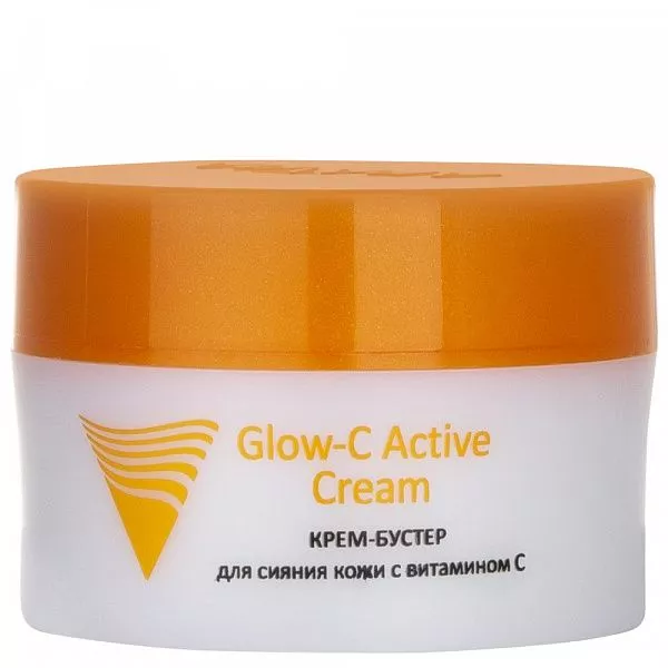 Крем-бустер для сияния кожи с витамином С Glow-C Active Cream, 50 мл ARAVIA Prof