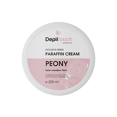 Крем-парафин Пион (Paraffin cream Peony), 250 мл Depiltouch