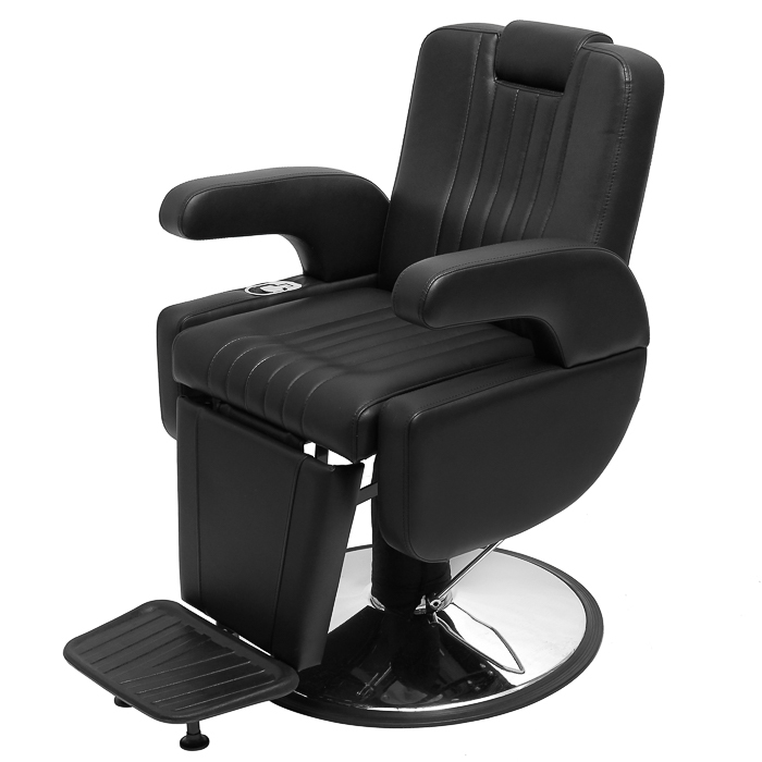 Кресло парикмахерское "JH8261", черное матовый 118 СК