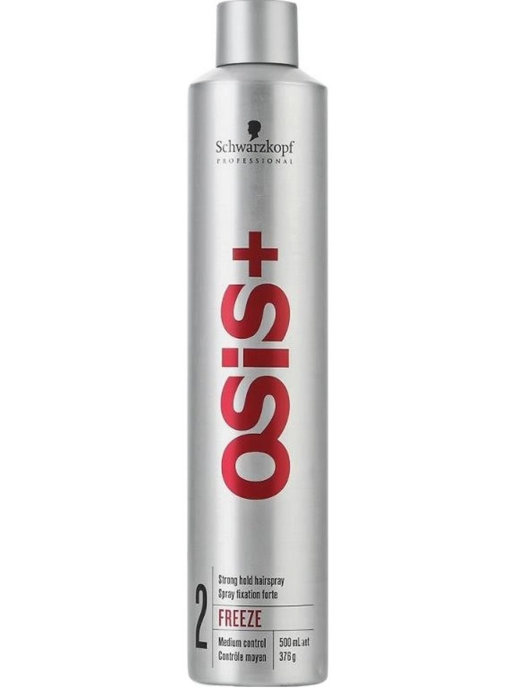 Лак для волос сильной фиксации Schwarzkopf Osis Freeze Hairspray, 500 мл
