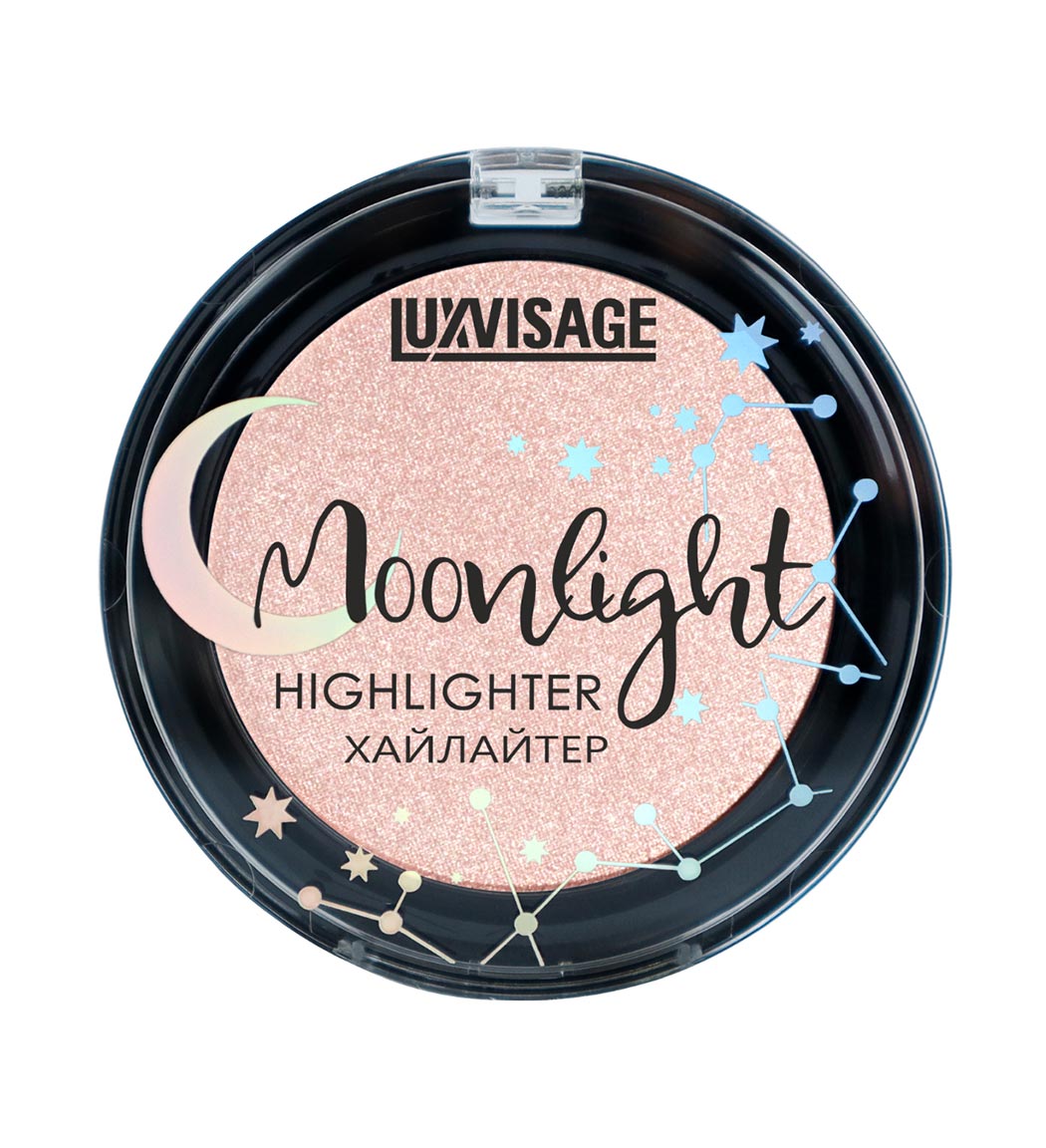 Lux Visage Хайлайтер компактный "Moonlight" - тон 01 Rose Glow