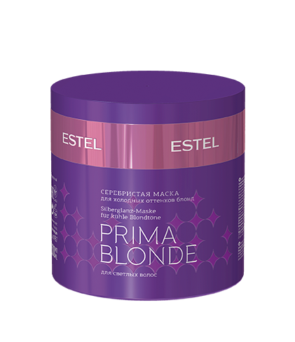 Маска серебристая для холодных оттенков блонд ESTEL PRIMA BLONDE 300 мл