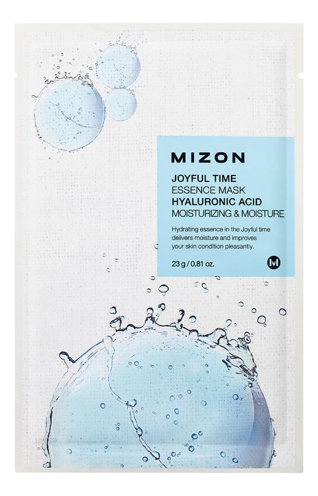 MIZON Joyful Time Essence Mask Hyaluronic Acid Тканевая маска для лица с гиалуроновой кислотой 23г