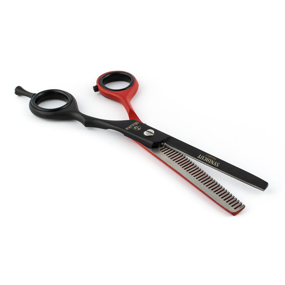 Ножницы парикмахерские филировочные Mizuka PBS-EP-32163 Black/Red (6.0")