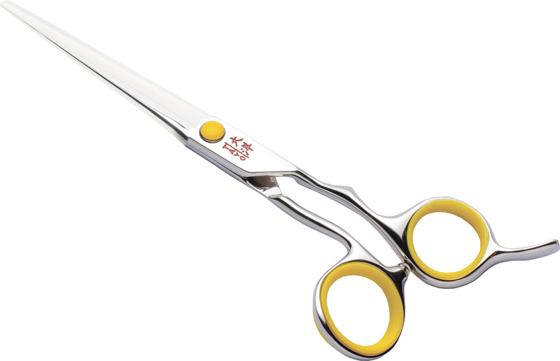Ножницы TAYO DUET  прямые 5,5", желтые TQ6355