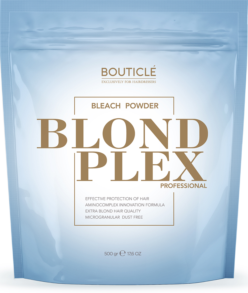 Обесцвечивающий порошок Blond Plex с аминокомплексом – «BOUTICLE Blond Plex Powder Bleach»  500гр