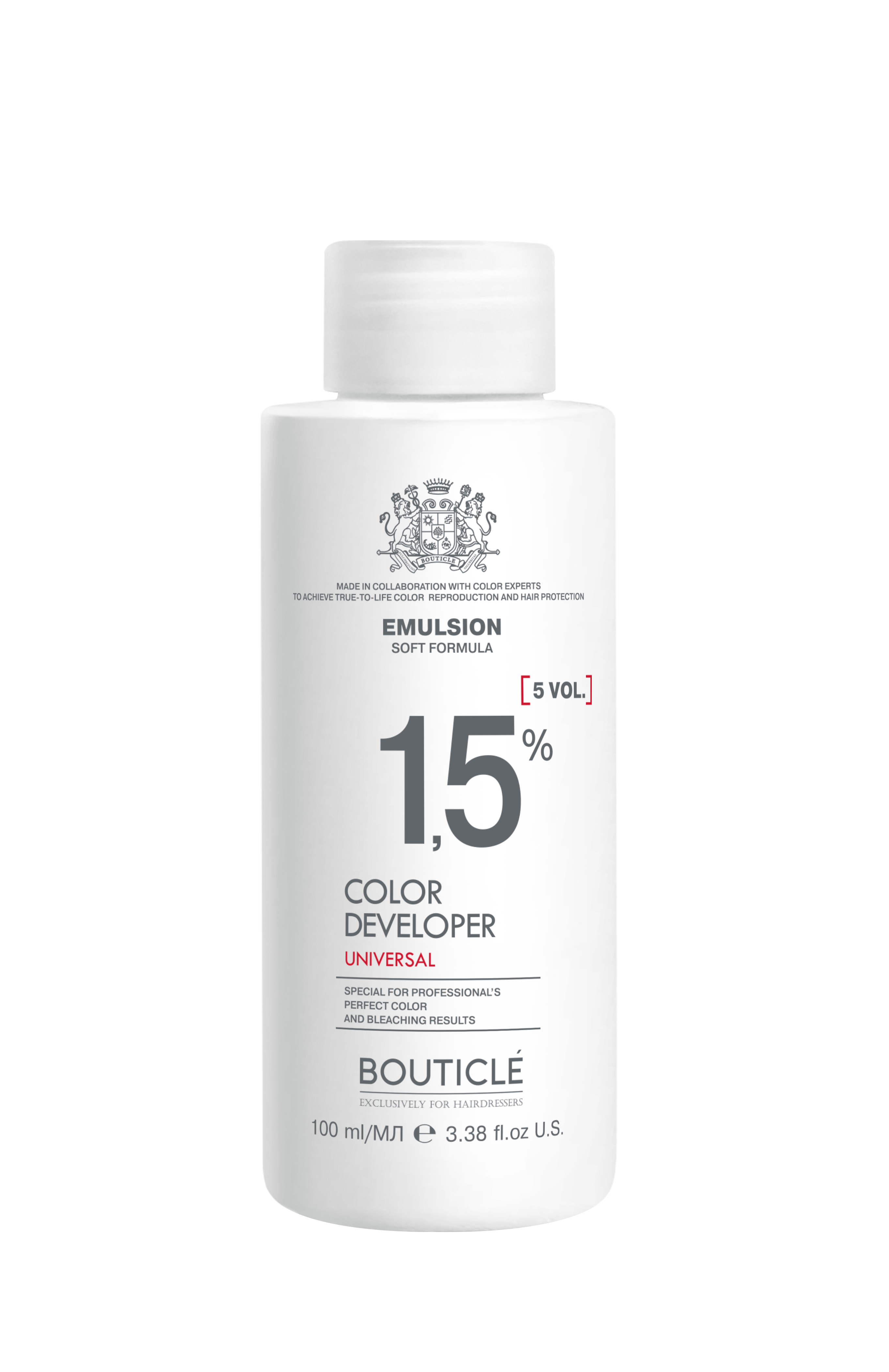 Оксидант-лосьон 1,5% - “Bouticle color developer 5 vol" 100 мл
