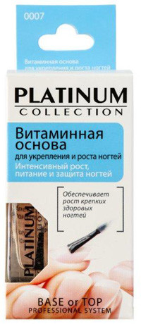Platinum NEW 0007 Витаминная основа для укрепления и роста ногтей 13мл