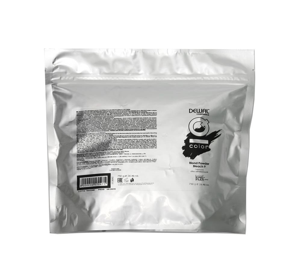 Порошок обесцвечивающий IQ COLOR Blond Powder Kingplex Bleach 9, 750 гр DEWAL Cosmetics