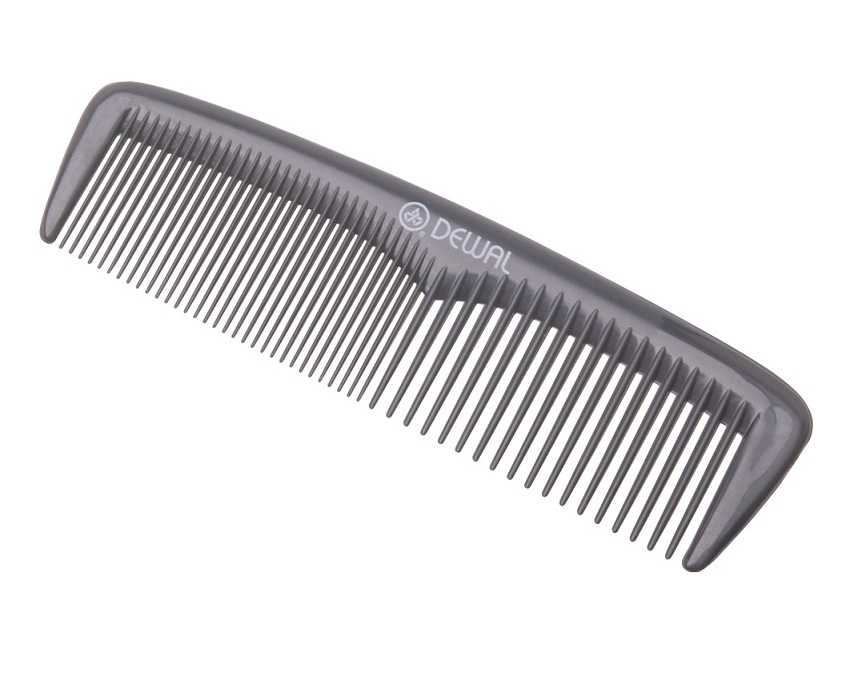 Расческа карманная 13 см DEWAL CO-6031 grey