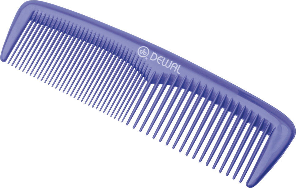 Расческа карманная 13 см DEWAL CO-6031 blue