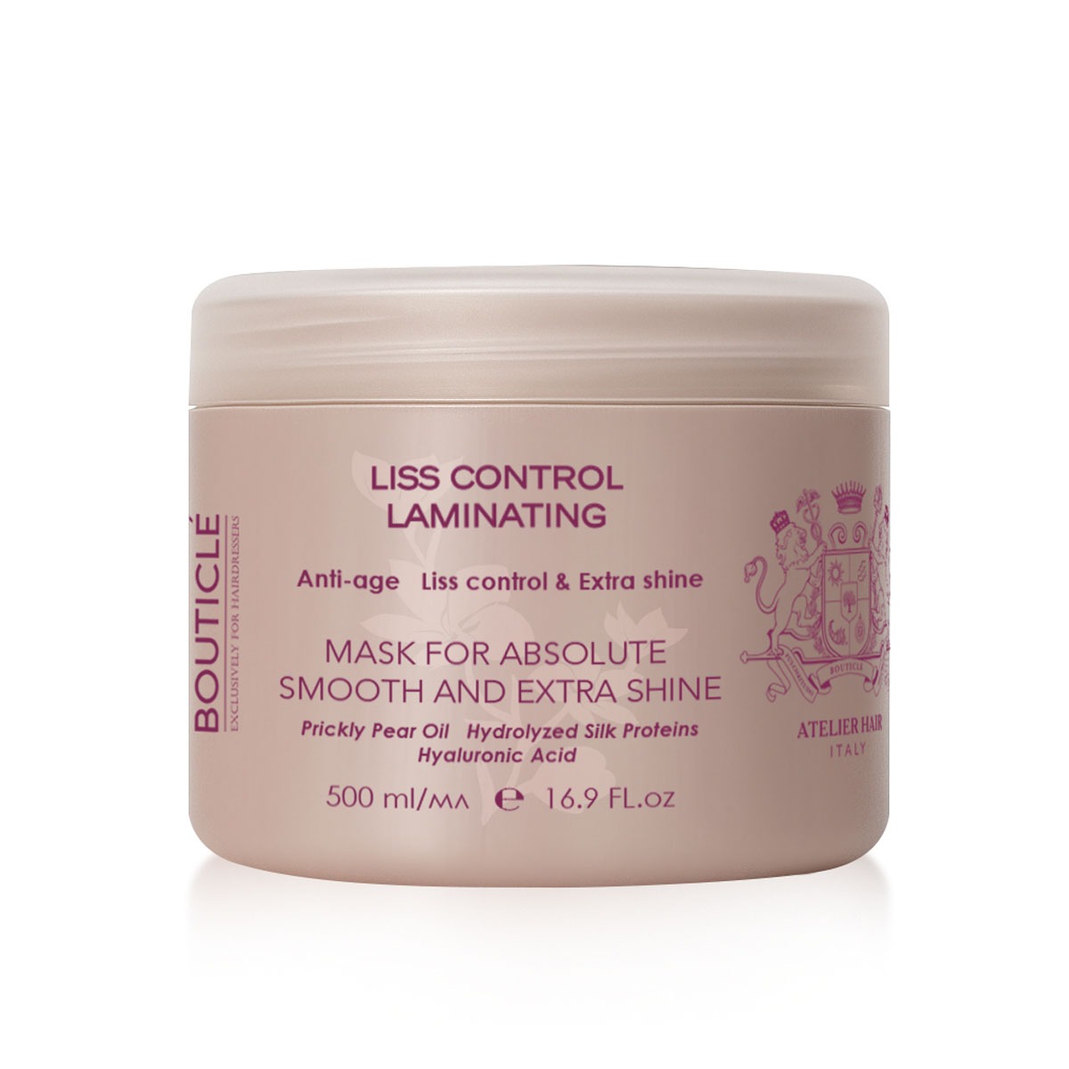 Разглаживающая ламинирующая маска - Liss control laminating mask 500мл BOUTICLE