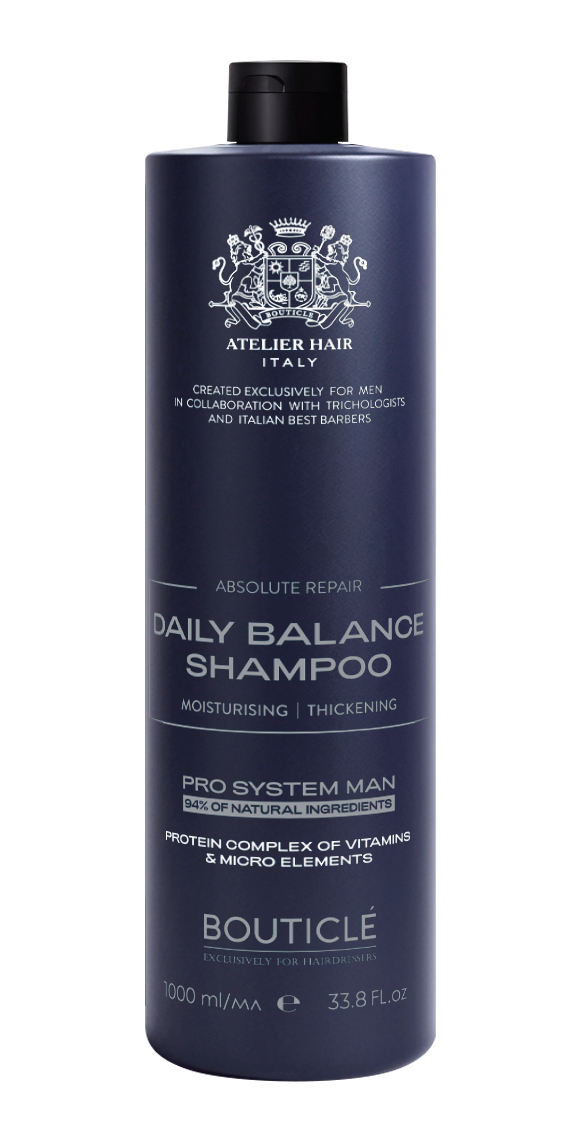 Шампунь - баланс для ежедневного применения - DAILY BALANCING SHAMPOO FOR MEN 1000 мл BOUTICLE MAN
