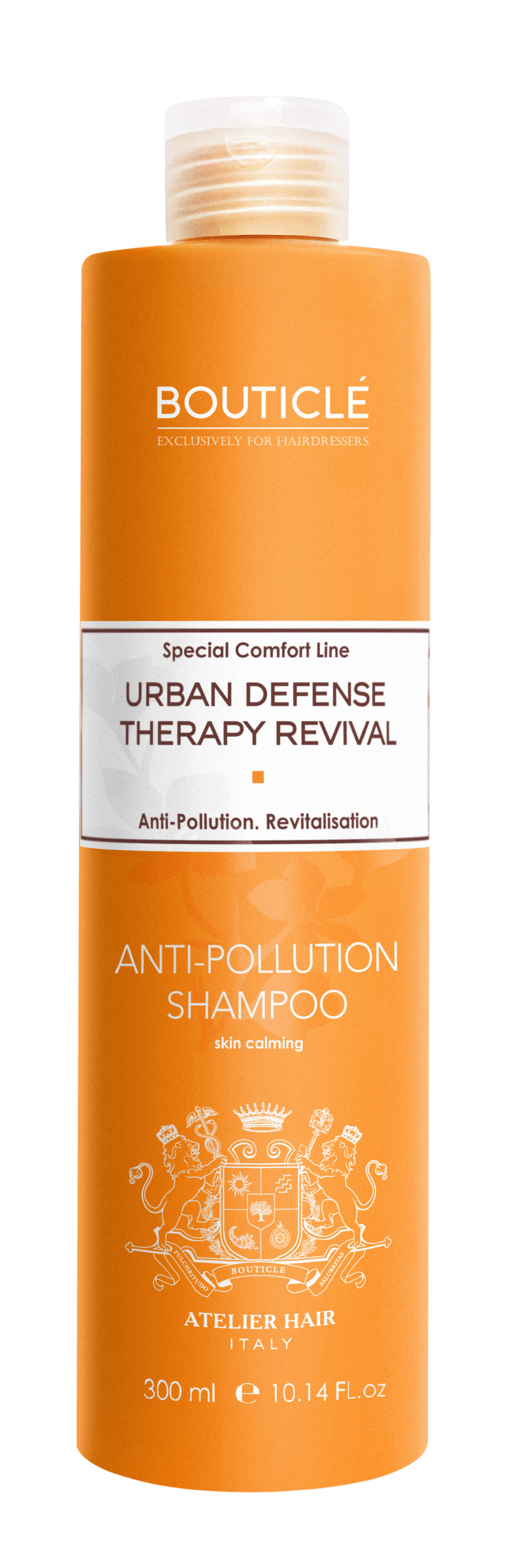 Шампунь для чувствительной кожи головы – “Urban Defense Anti-Pollution Skin Calming Sham300мл BOUTICLE
