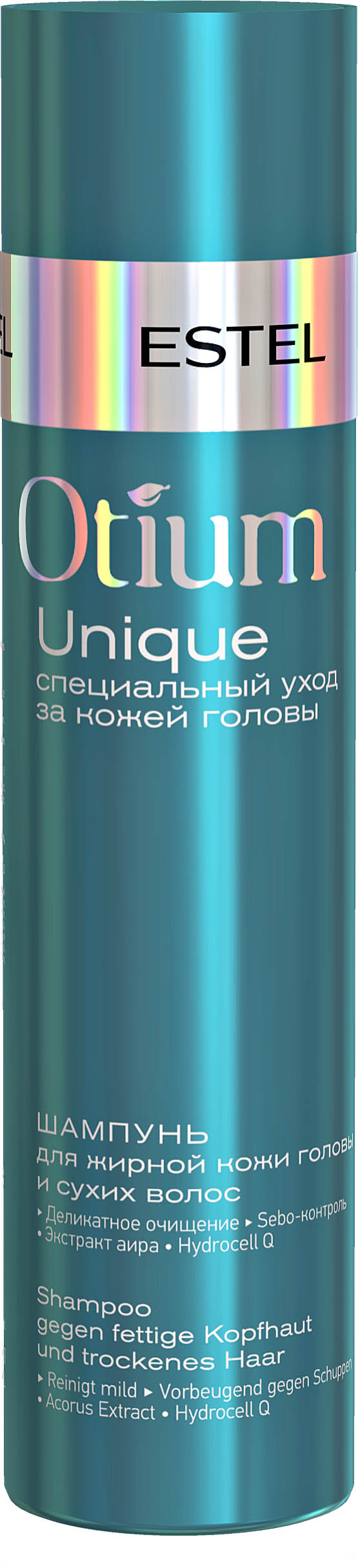 Шампунь для жирной кожи головы и сухих волос OTIUM UNIQUE, 250 мл