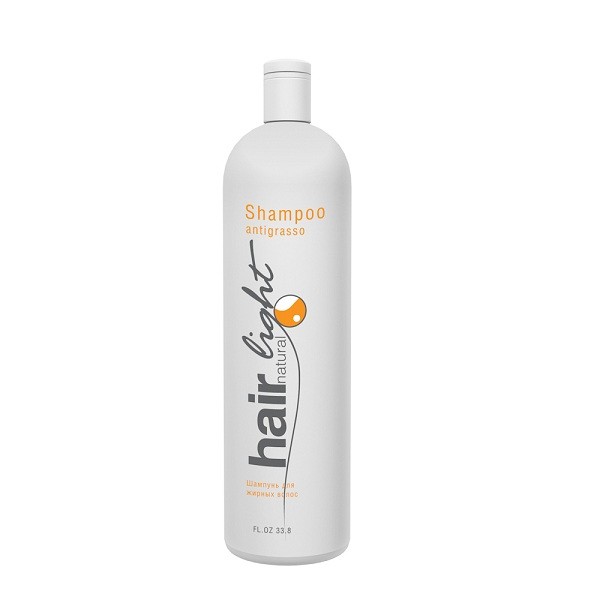 Шампунь для жирных волос 1000мл "Hair Natural Light Shampoo Antigrasso" Hair Company