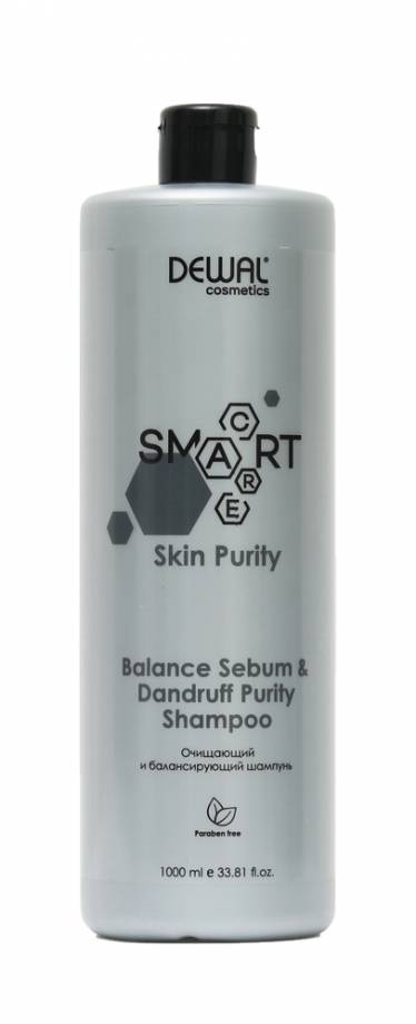 Шампунь очищающий и балансирующий SMART CARE Skin Purity Balance Sebum&Dandruff Purity 1000 мл  DEWAL Cosmetics